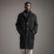 Men's Solid Color Woolen Coat