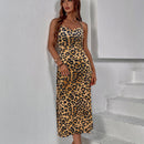 Women's Rope Printed Elegant Slim Fit Dress