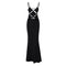 Women's Slim Cut Out Backless Suspender Dress