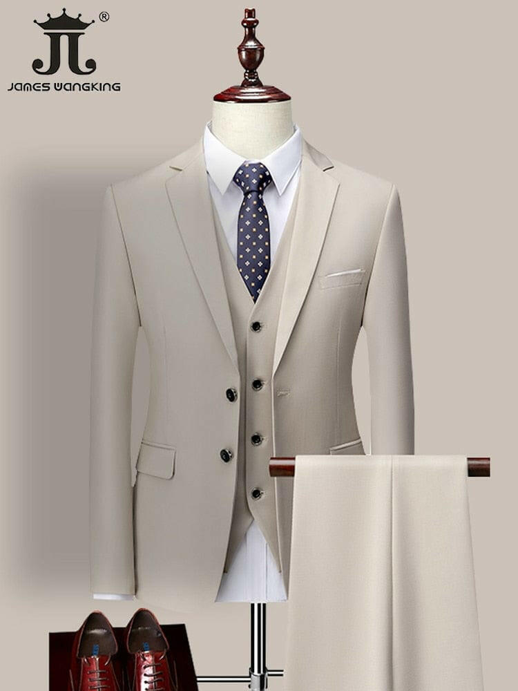 Mens Suit Three-piece